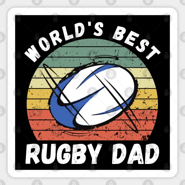 Best Rugby Dad Magnet by footballomatic